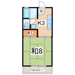 安積永盛駅 徒歩36分 2階の物件間取画像